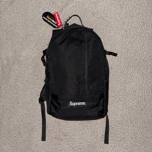 NWT Supreme SS18 Backpack Black Deadstock